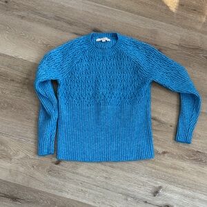 LOFT Vibrant Blue Knit Sweater